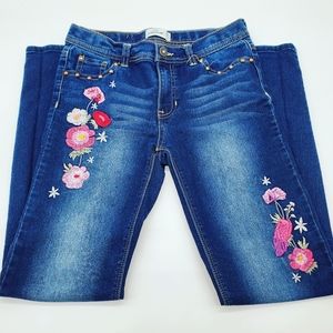 Jordache embroidered jeans - Size Girls14